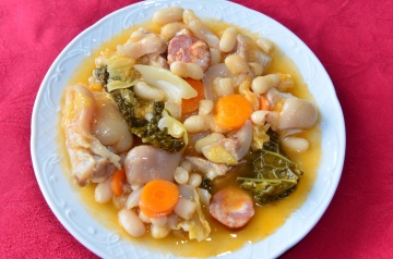 Feijoada com couve